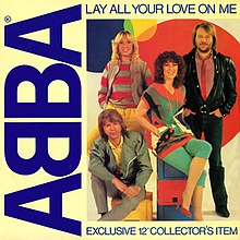 ABBA Lay All Your Love On Me cover artwork