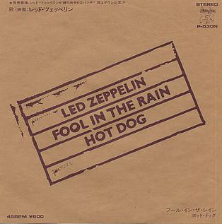 Led Zeppelin Fool in the Rain cover artwork