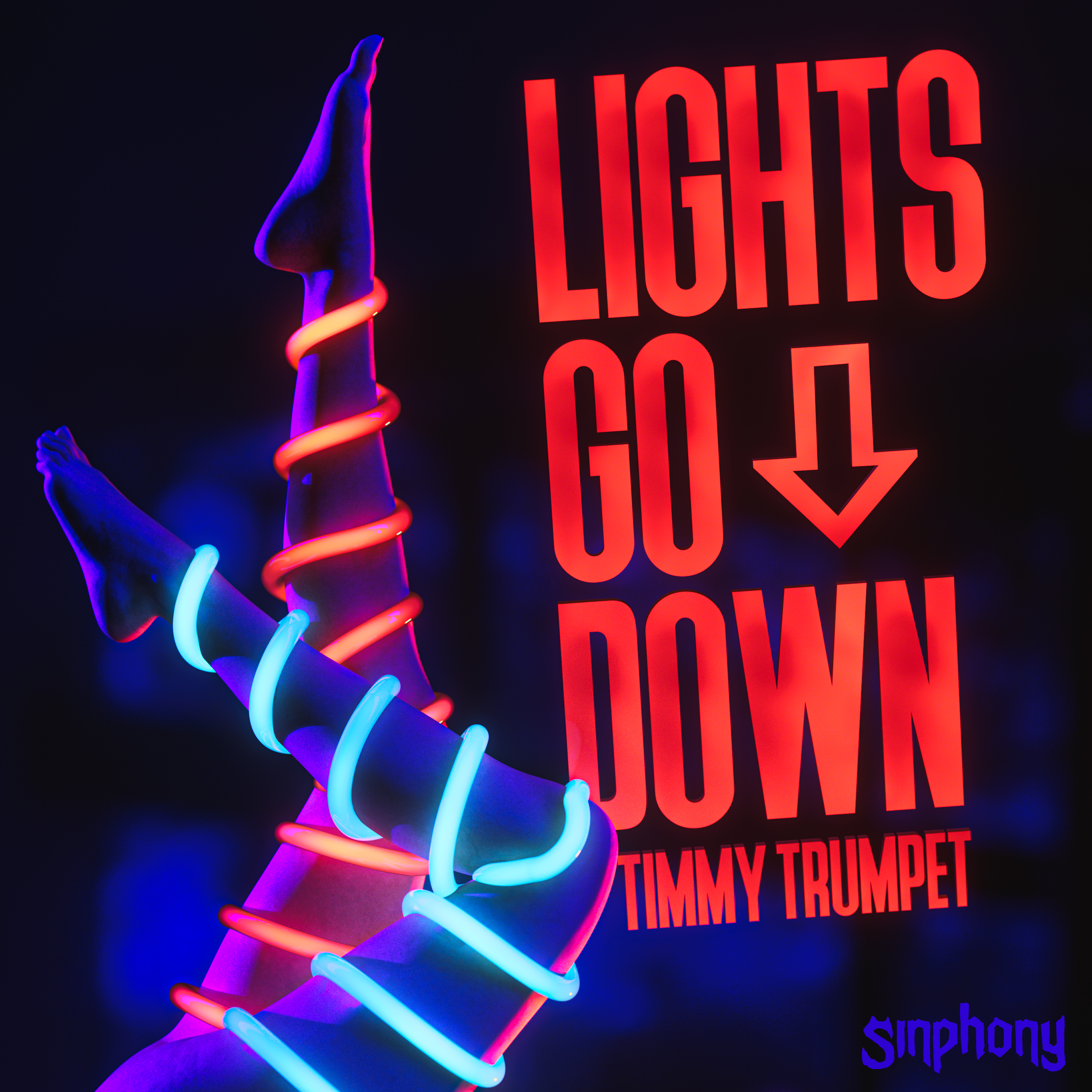 Timmy Trumpet Lights Go Down cover artwork