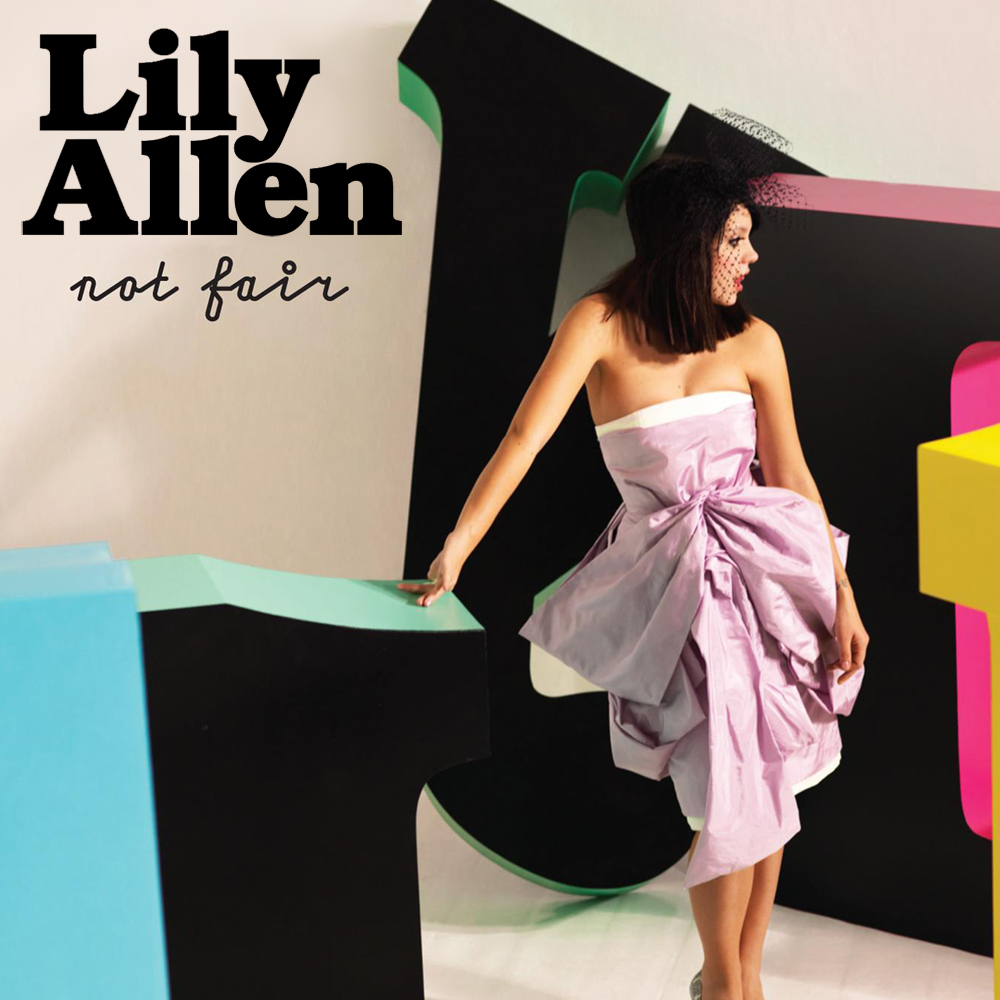 Lily Allen Not Fair cover artwork