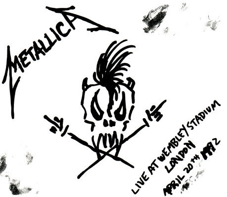Metallica — Live at Wembley Stadium London April 20th 1992 cover artwork