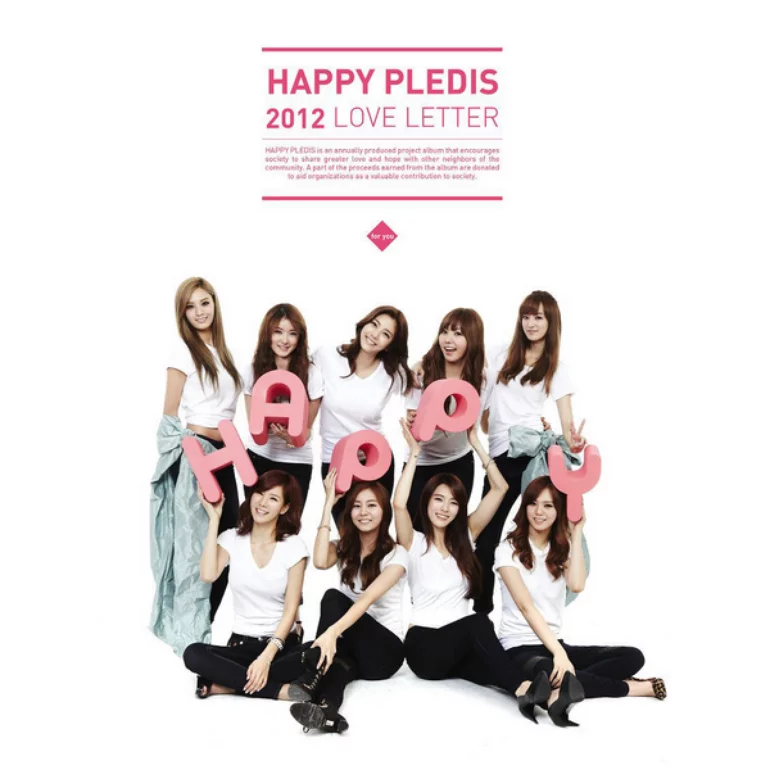 Son Dam Bi Happy Pledis 2012 &#039;Love Letter&#039; cover artwork