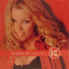 Kristine W Lovin&#039; You cover artwork