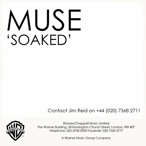 Muse Soaked cover artwork