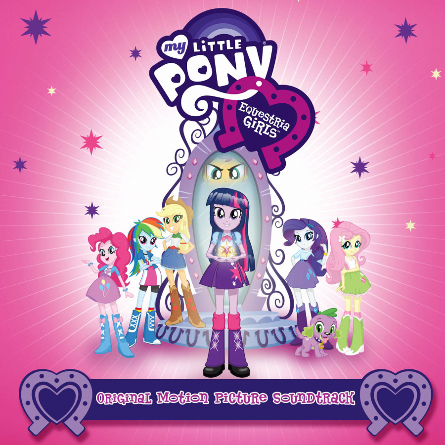 Apple Jack, Fluttershy, Pinkie Pie, Rainbow Dash, Rarity, & Twilight Sparkle — Equestria Girls (Cafeteria Song) cover artwork