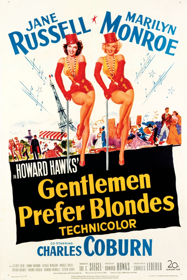 Jane Russell Gentlemen Prefer Blondes cover artwork