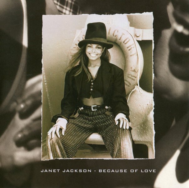 Janet Jackson — Because of Love cover artwork