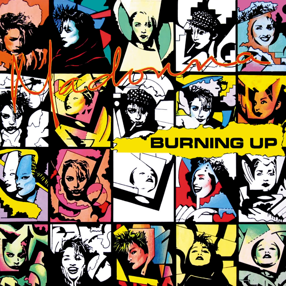 Madonna — Burning Up cover artwork