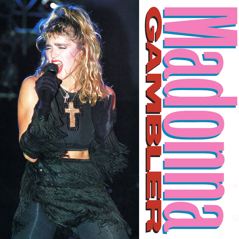 Madonna — Gambler cover artwork