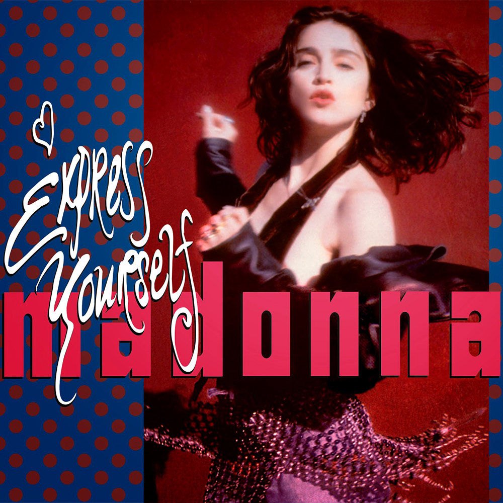Madonna Express Yourself cover artwork