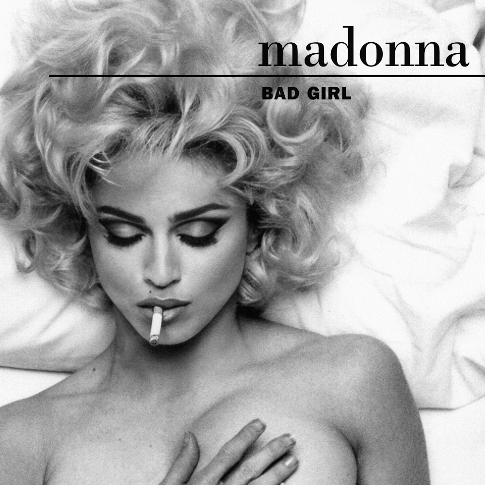 Madonna Bad Girl cover artwork
