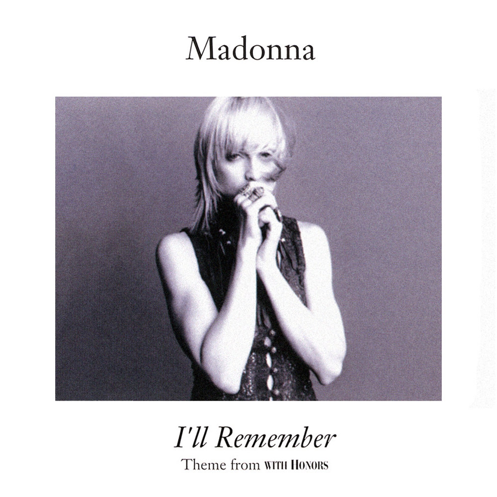 Madonna I&#039;ll Remember cover artwork