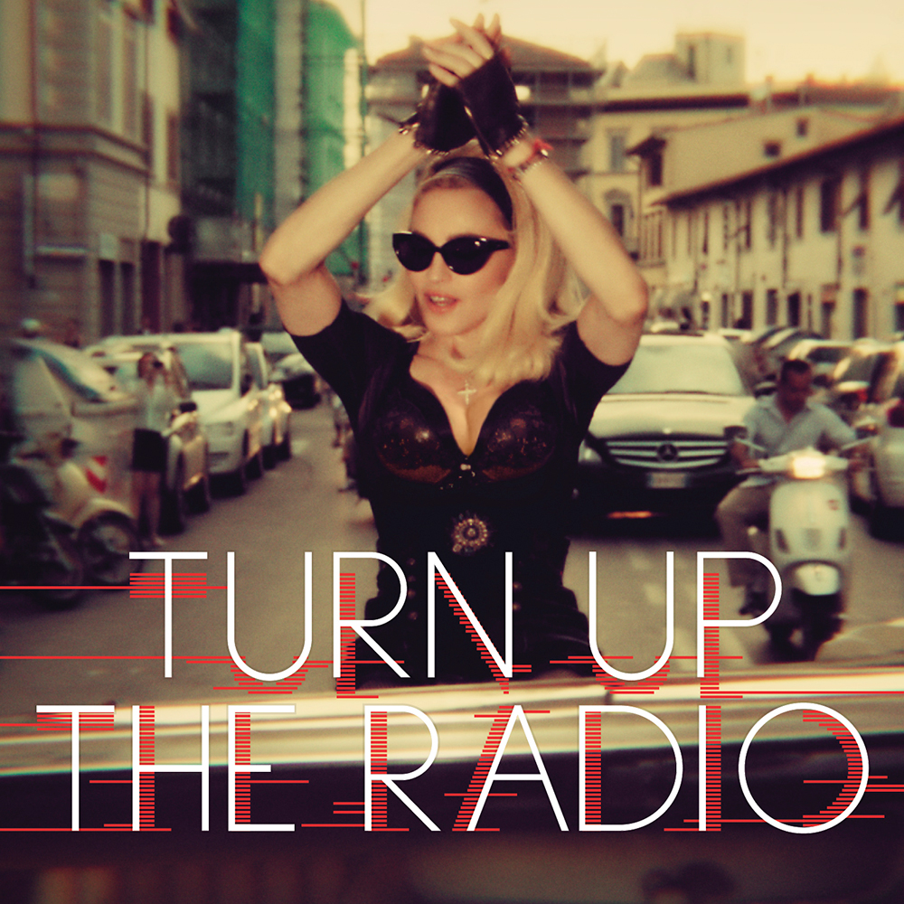 Madonna Turn Up the Radio cover artwork