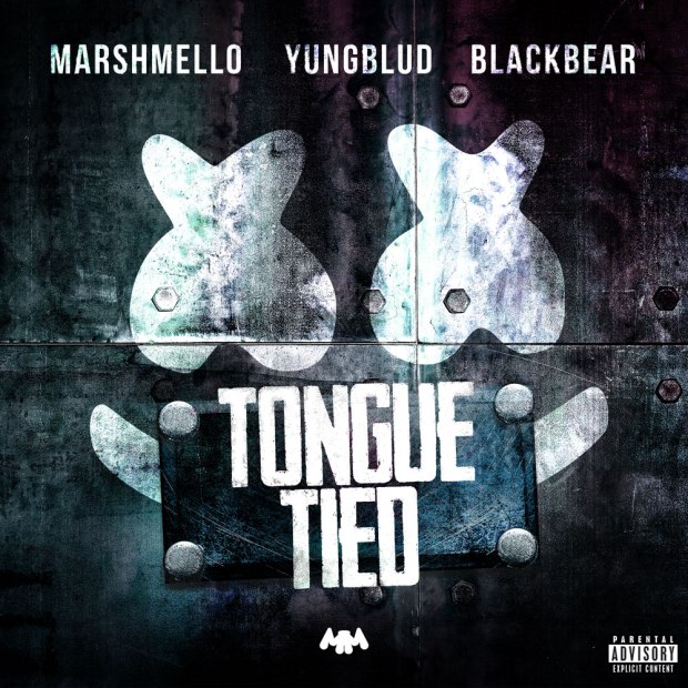 Marshmello featuring YUNGBLUD & blackbear — Tongue Tied cover artwork