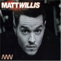 Matt Willis Don&#039;t Let It Go To Waste cover artwork