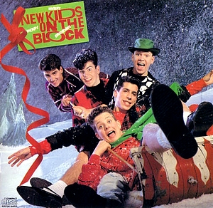New Kids on the Block Merry, Merry Christmas cover artwork