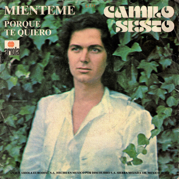 Camilo Sesto — Miénteme cover artwork