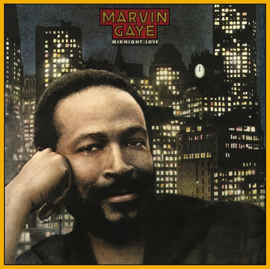 Marvin Gaye Midnight Love cover artwork
