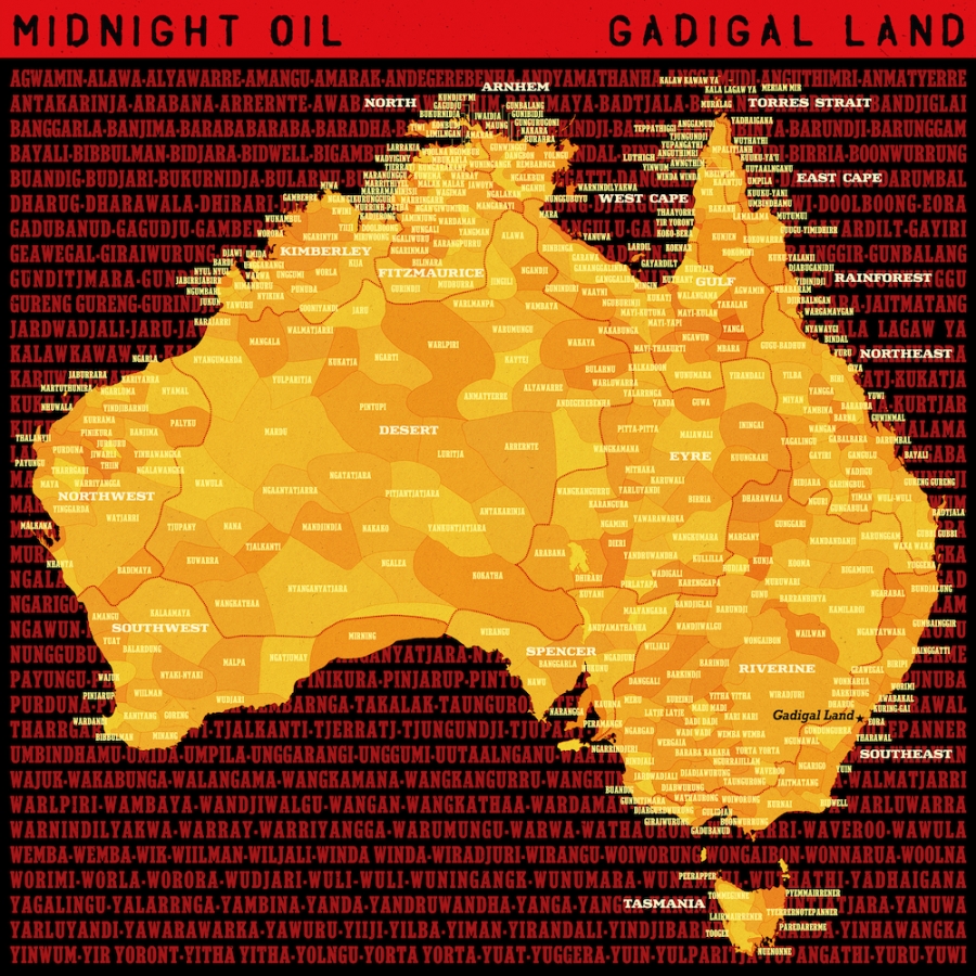 Midnight Oil featuring Dan Sultan, Joel Davison, & Kaleena Briggs &amp; Bunna Lawrie — Gadigal Land cover artwork