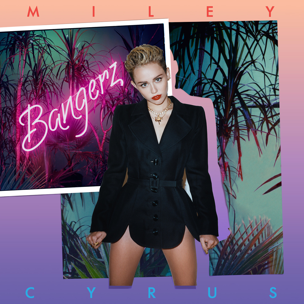 Miley Cyrus — On My Own cover artwork