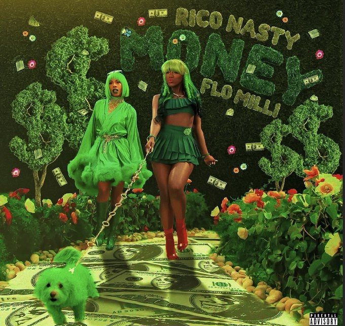 Rico Nasty ft. featuring Flo Milli Money cover artwork