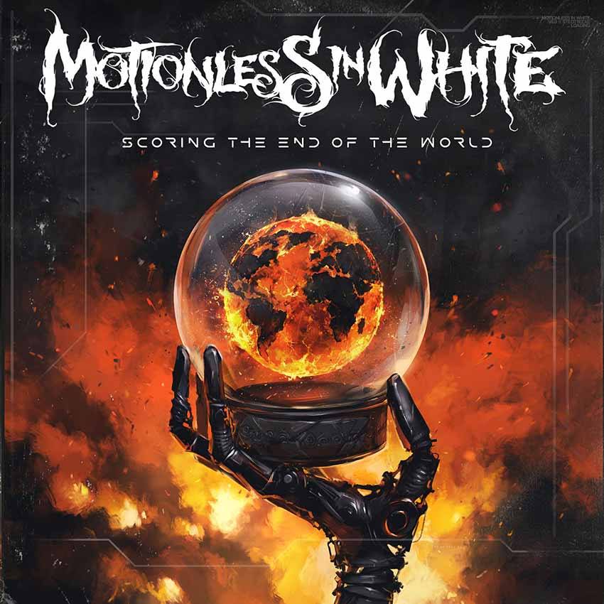 Motionless In White featuring Caleb Shomo — Red, White &amp; Boom cover artwork