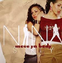 Nina Sky featuring Jabba — Move Ya Body cover artwork