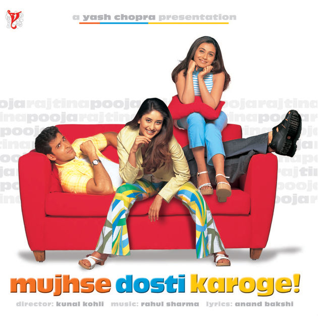 Asha Bhosle, Alka Yagnik, & Udit Narayan — Mujhse Dosti Karoge cover artwork