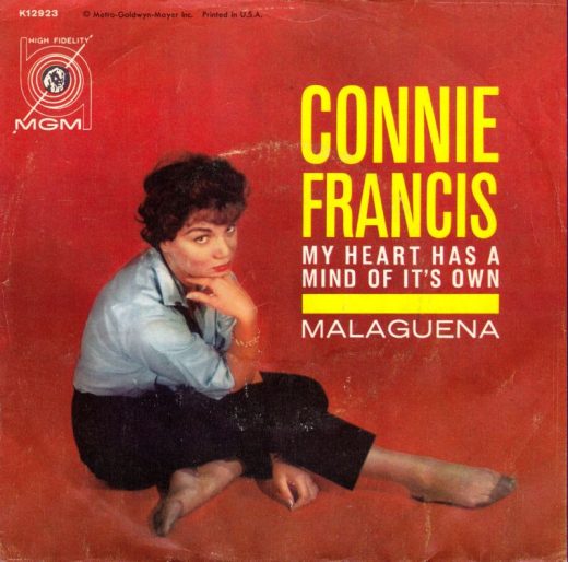 Connie Francis — My Heart Has a Mind of Its Own cover artwork