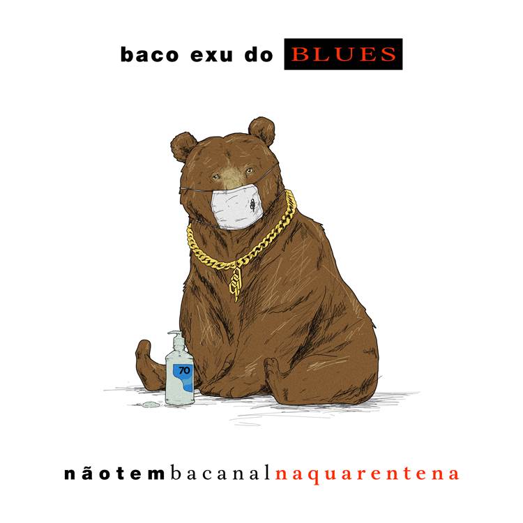 Baco Exu do Blues featuring LELLE — Preso em Casa Cheio de Tesão cover artwork