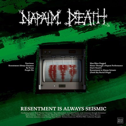 Napalm Death Resentment is Always Seismic - A Final Throw of Throes cover artwork