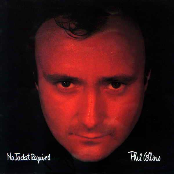 Phil Collins No Jacket Required cover artwork
