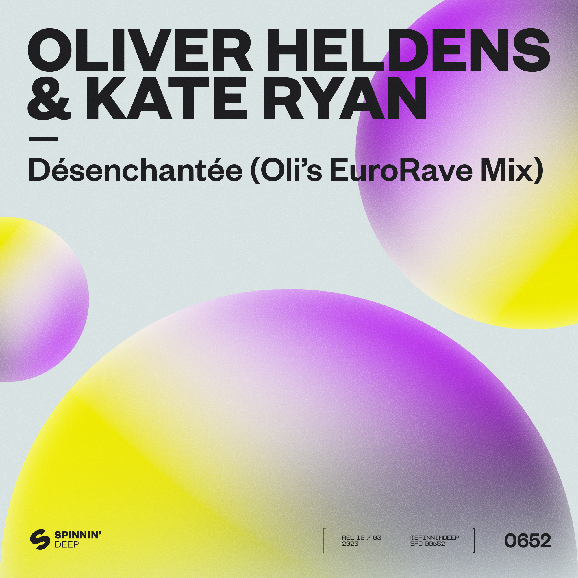 Oliver Heldens & Kate Ryan — Désenchantée (Oli&#039;s EuroRave Mix) cover artwork