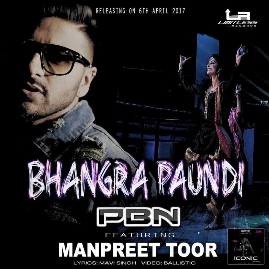 PBN & Manpreet Toor featuring Sharky P — Bhangra Paundi cover artwork