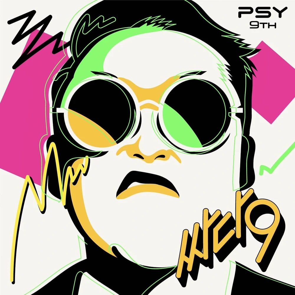 PSY PSY 9th cover artwork