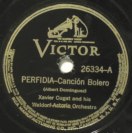 Xavier Cugat — Perfidia cover artwork