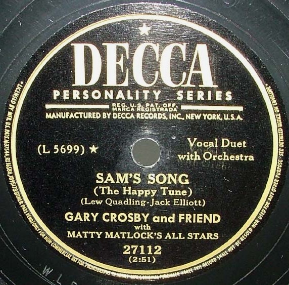 Gary Crosby & Bing Crosby Play A Simple Melody cover artwork