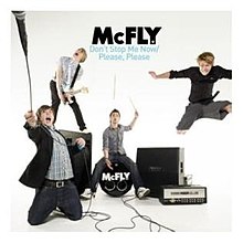 McFly Don&#039;t Stop Me Now cover artwork