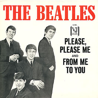 The Beatles Please Please Me cover artwork