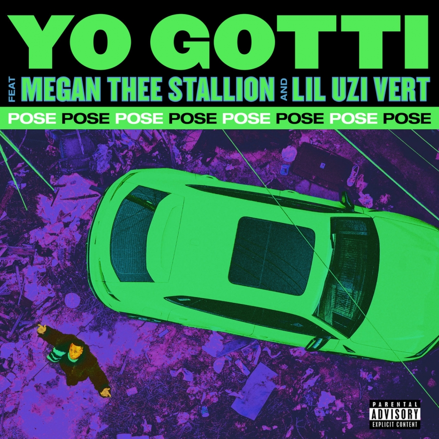 Yo Gotti ft. featuring Megan Thee Stallion & Lil Uzi Vert Pose cover artwork