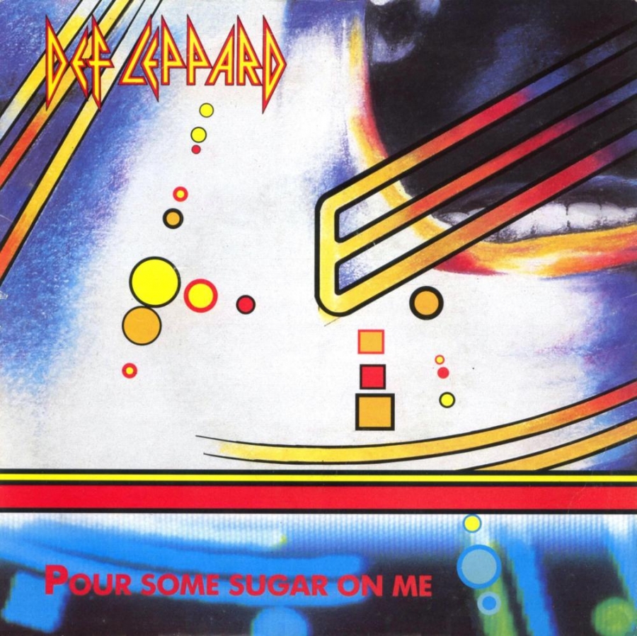 Def Leppard Pour Some Sugar on Me cover artwork
