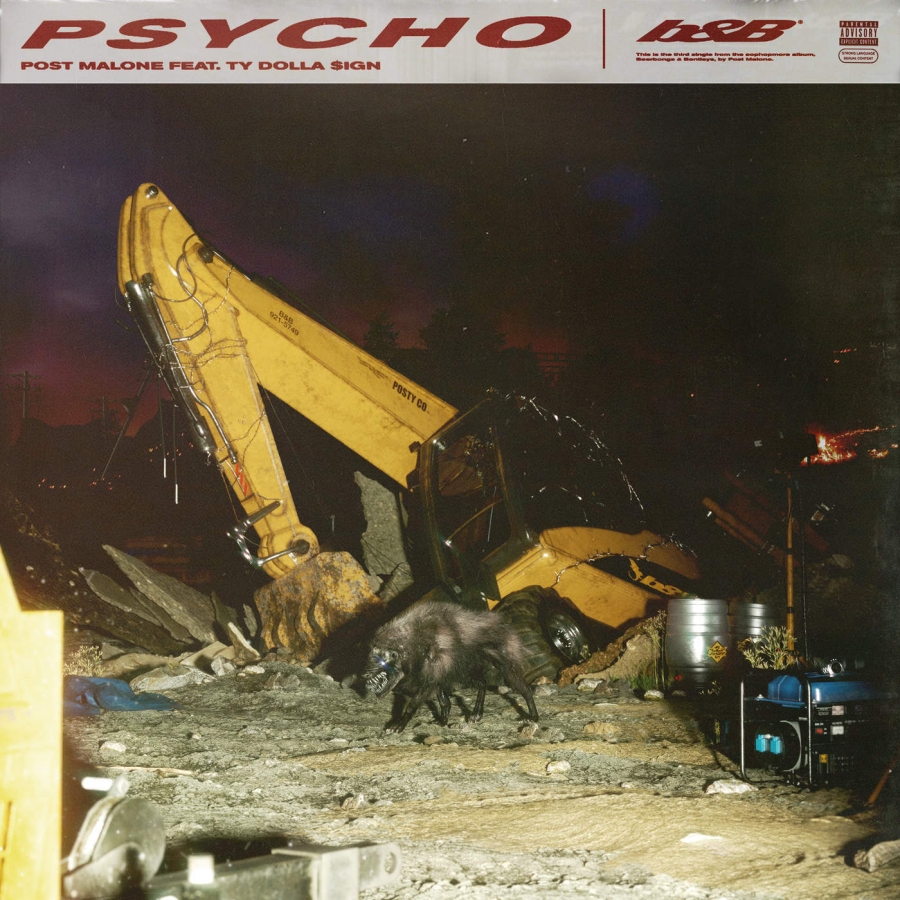 Post Malone featuring Ty Dolla $ign — Psycho cover artwork