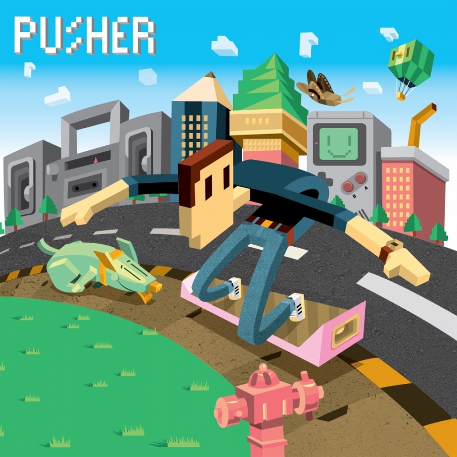 Pusher ft. featuring MOTHICA Clear (Original Version) cover artwork