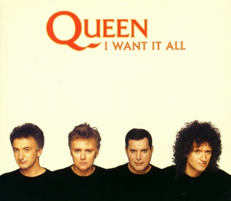 Queen I Want It All cover artwork