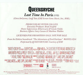 Queensrÿche — Last Time in Paris cover artwork
