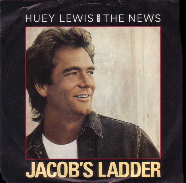 Huey Lewis &amp; The News Jacob&#039;s Ladder cover artwork