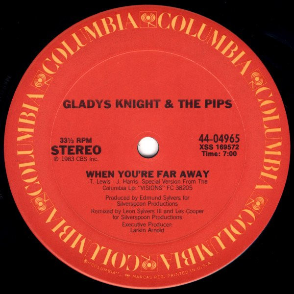 Gladys Knight &amp; the Pips When You&#039;re Far Away cover artwork