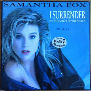 Samantha Fox I Surrender (To The Spirit Of The Night) cover artwork