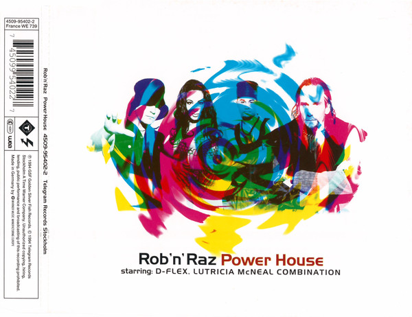 Rob&#039;n&#039;Raz ft. featuring D-Flex & Lutricia McNeal Power House cover artwork