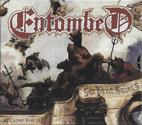 Entombed Serpent Saints / The Ten Amendments cover artwork